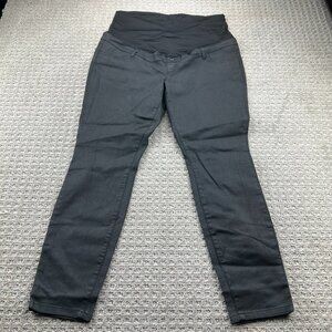 Thyme Maternity Pants Women Size Extra Large XL Black Glittery Glitters Shiny